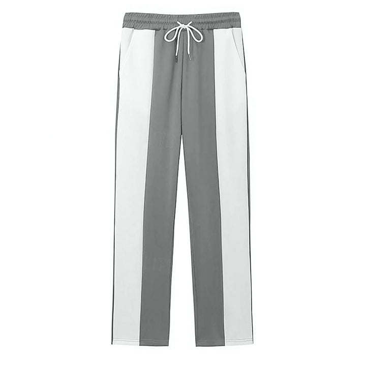Men's sporty training pants with modern stripe design and elastic waistband Lisslune