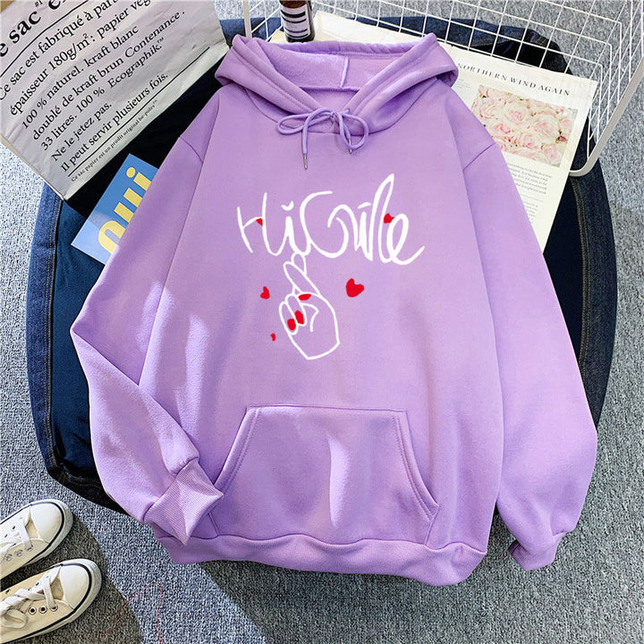 Women hoodie with creative graphic design Lisslune