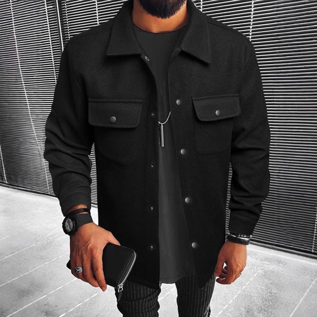 Men's Designer-Style Shirt Jacket Lisslune