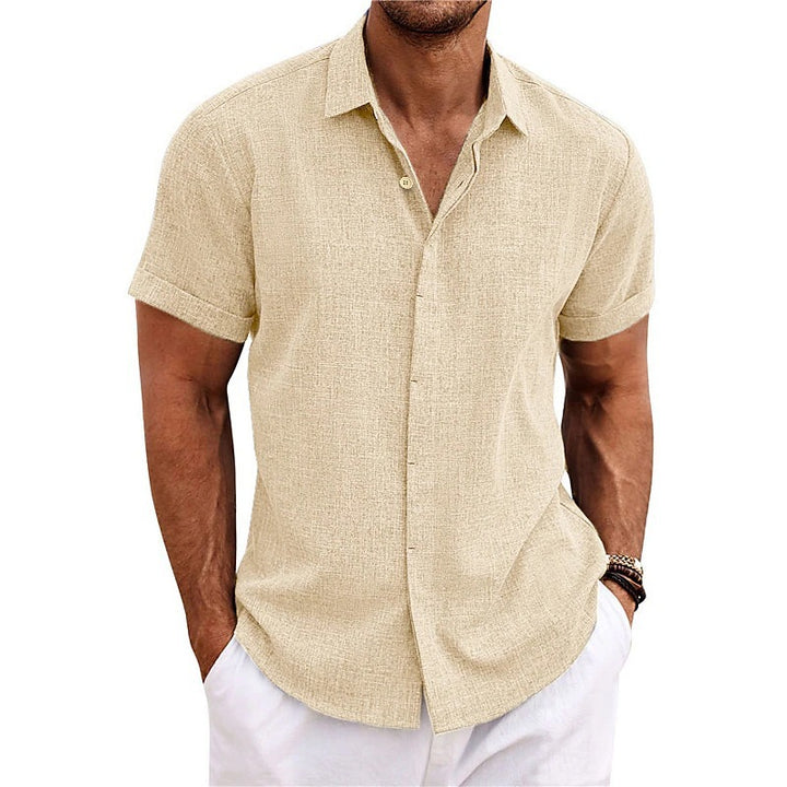 Men's Short Sleeve Shirt Lisslune