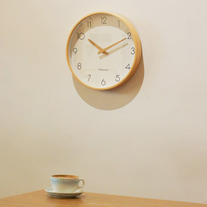 Lisslune | Nordic Minimalist Wood Silent Wall Clock
