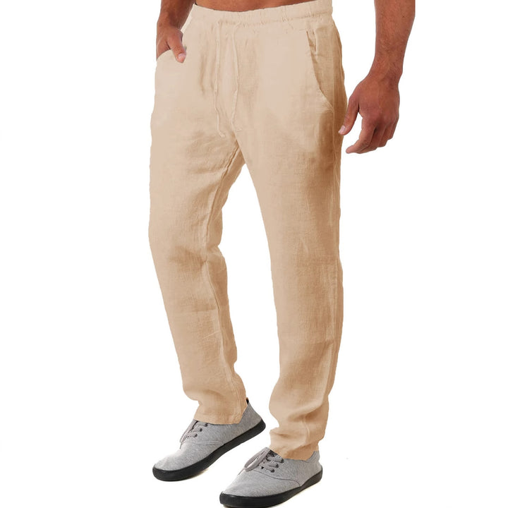 Men's Airy Linen Pants Lisslune