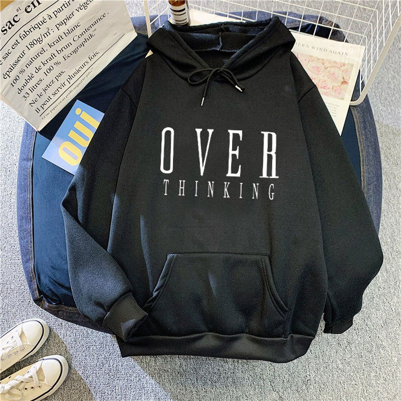Women's hooded sweatshirt with creative print design Lisslune