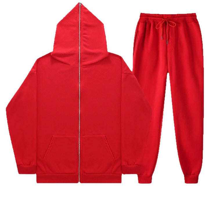 Women's casual set with relaxed zip hoodie and comfortable jogging pants Lisslune