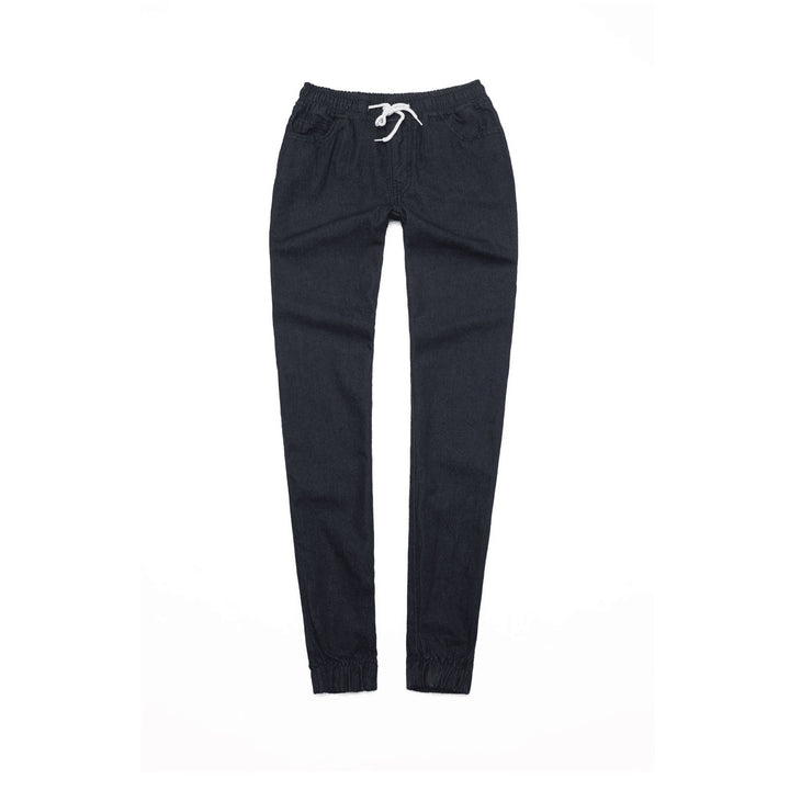 Damen Sportliche Denim-Jogginghose Lisslune