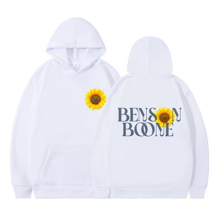 Women's hoodie with unique sunflower design and comfortable fit Lisslune