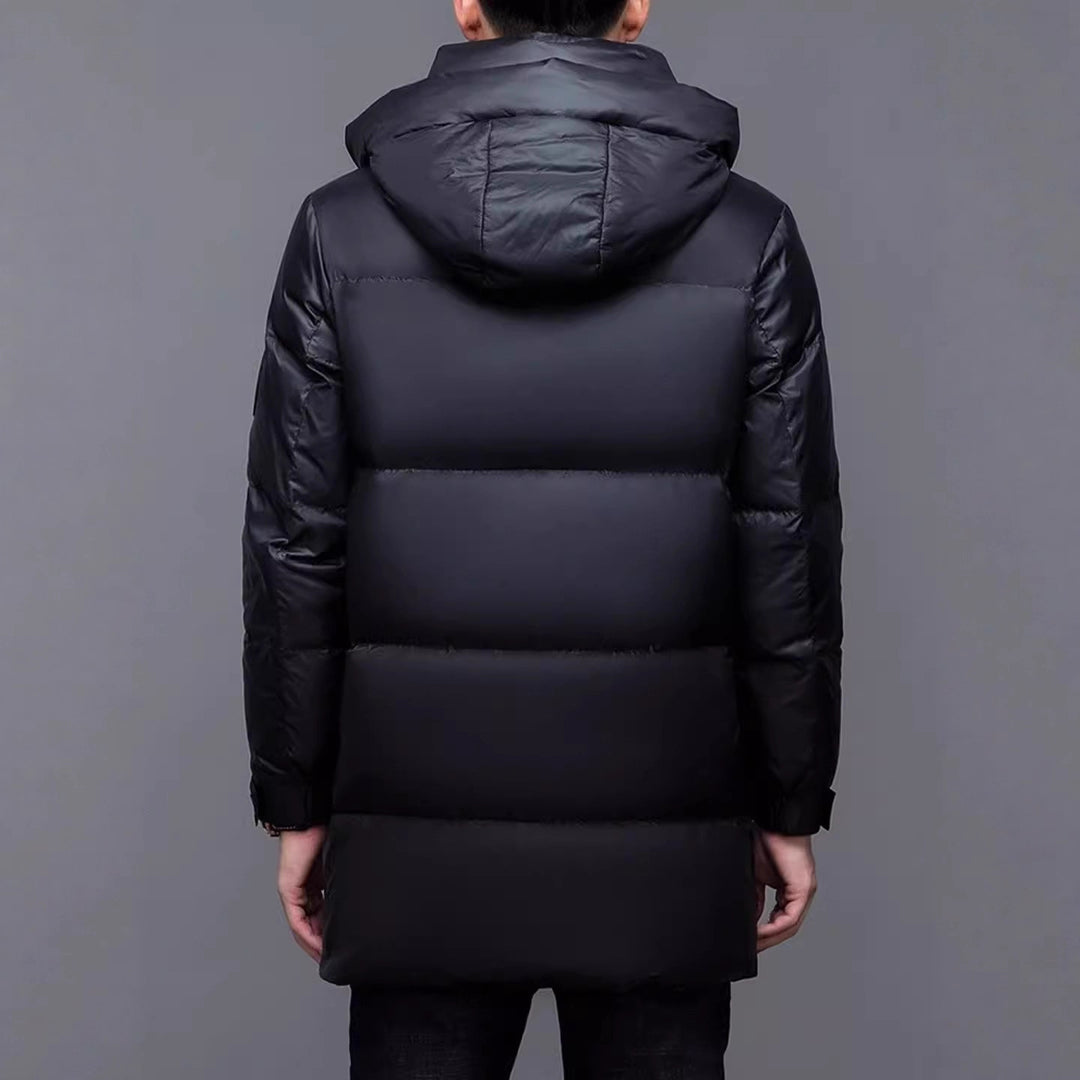 Men's Stylish Long Winter Jacket with Insulating Inner Lining Lisslune