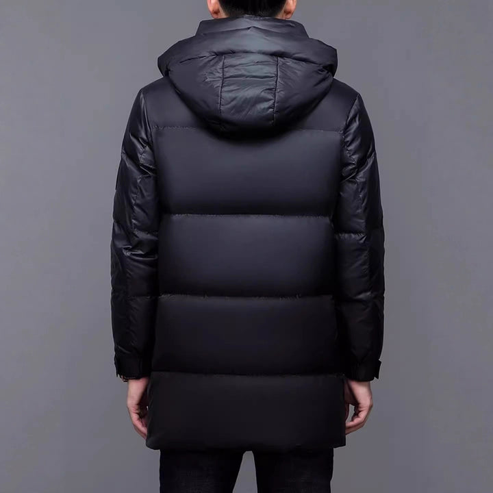 Men's Stylish Long Winter Jacket with Insulating Inner Lining Lisslune