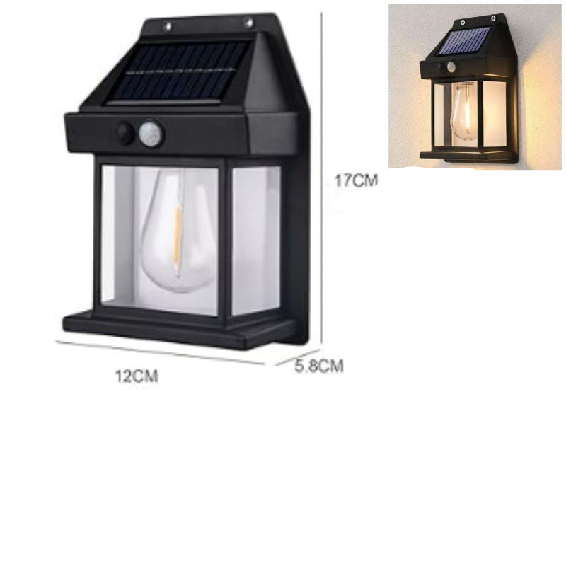 Lisslune | Elegant Outdoor Solar Wall Light with Motion Sensor