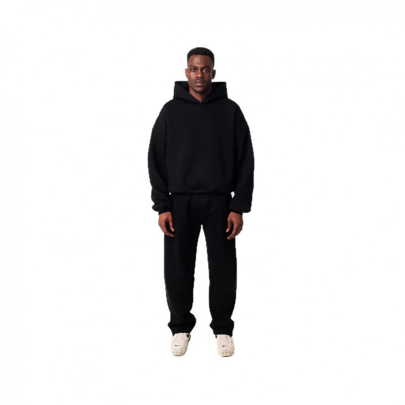 Women's Cozy Sweatshirt and Pants Set with High Collar and Casual Fit Lisslune