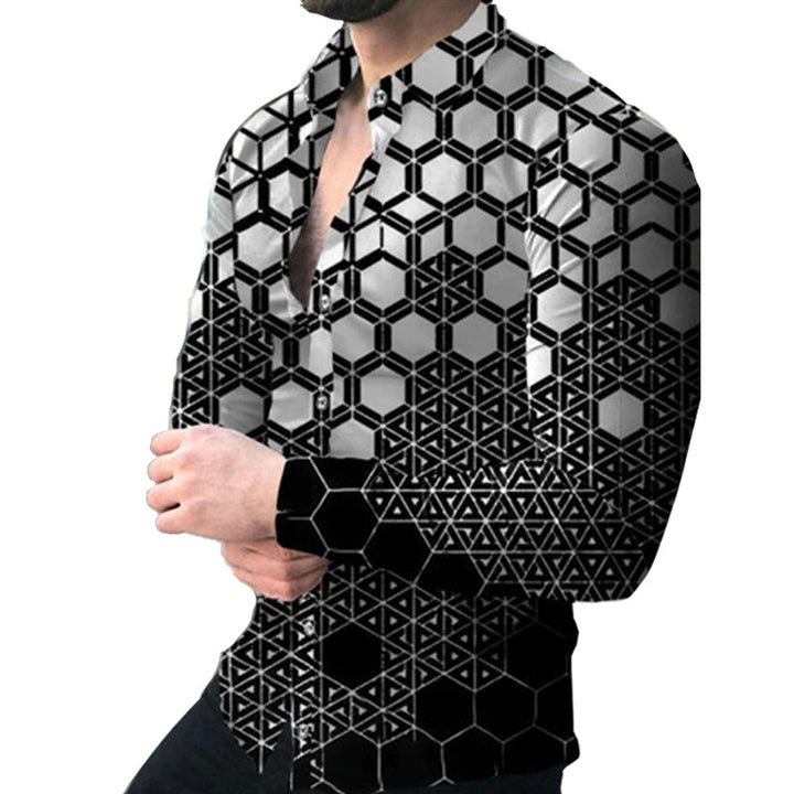 Men's shirt with striking polka dot pattern Lisslune