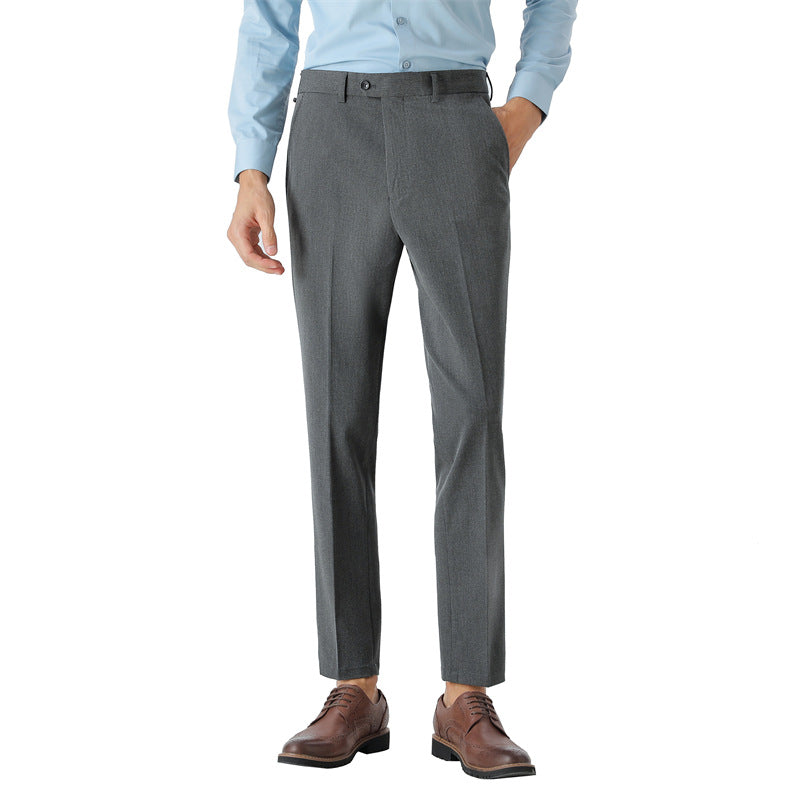 Men's elegant suit trousers with a slim fit and fine pattern Lisslune