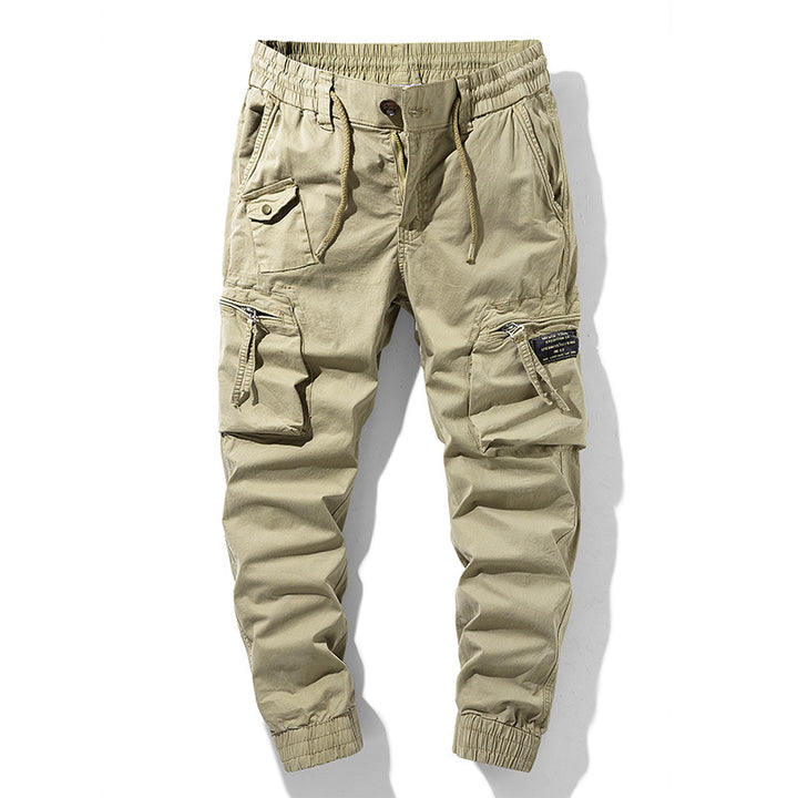 Men's cargo pants with practical side pockets and elastic waistband Lisslune