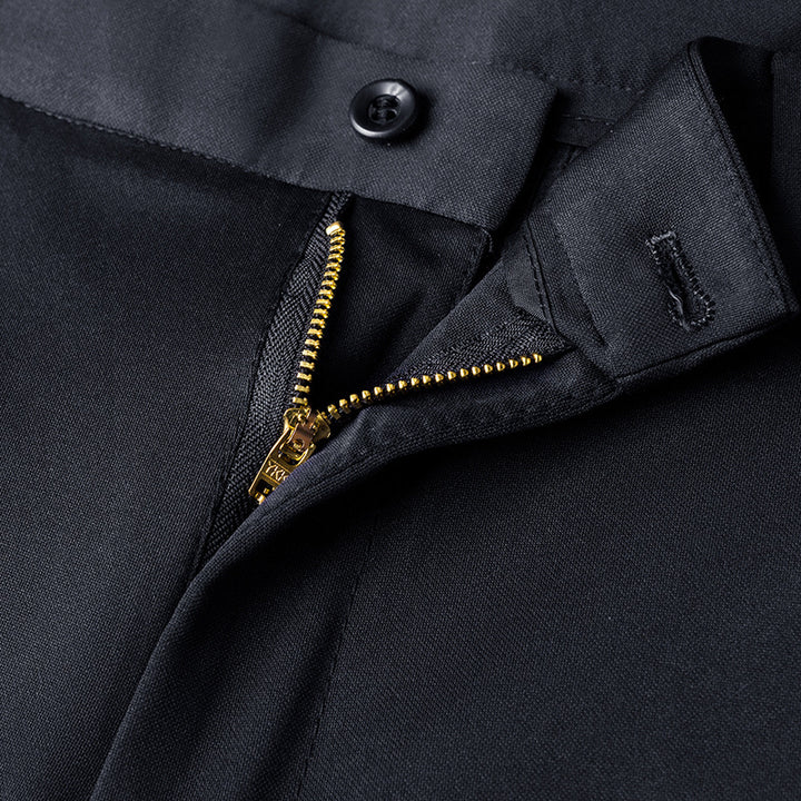 Men's Elegant Slim-Fit Fabric Trousers Lisslune