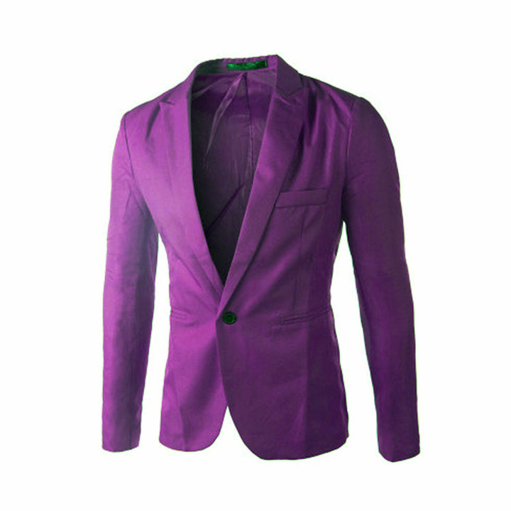 Men's Elegant Blazer with Modern Cut and Fine Details Lisslune