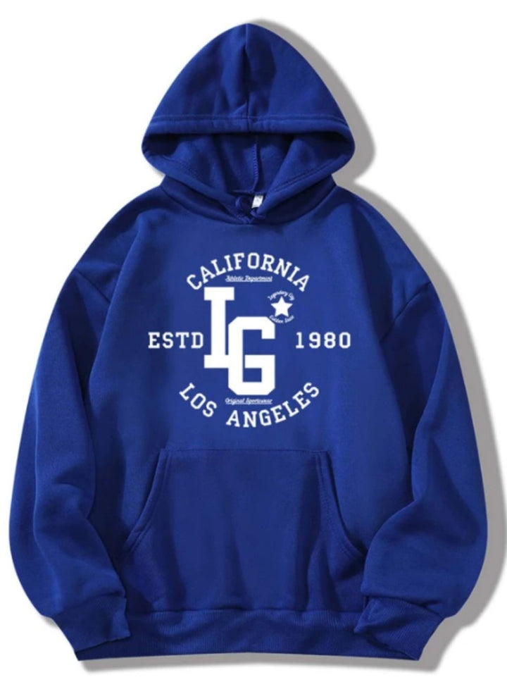 Women's hoodie with sporty California print Lisslune