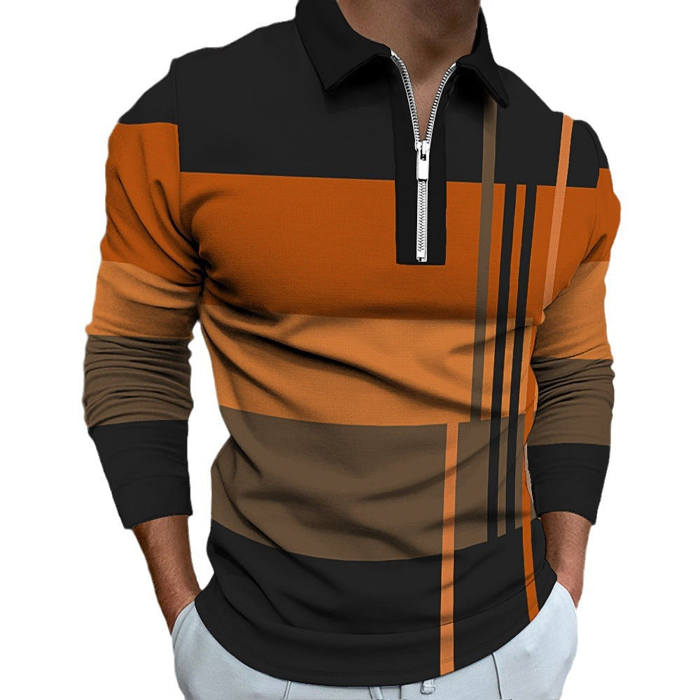 Men's sporty long-sleeve shirt Lisslune