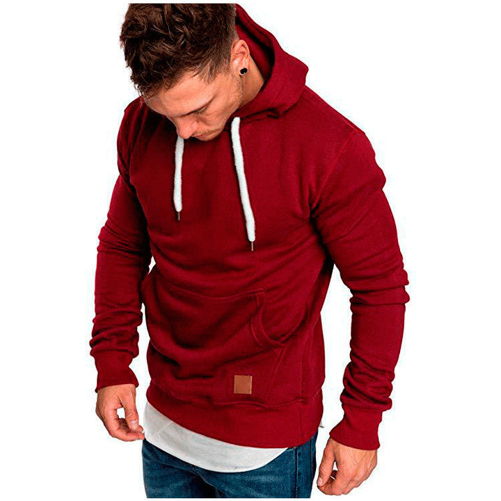Men's hooded sweater with a fashionable cut and casual lining Lisslune