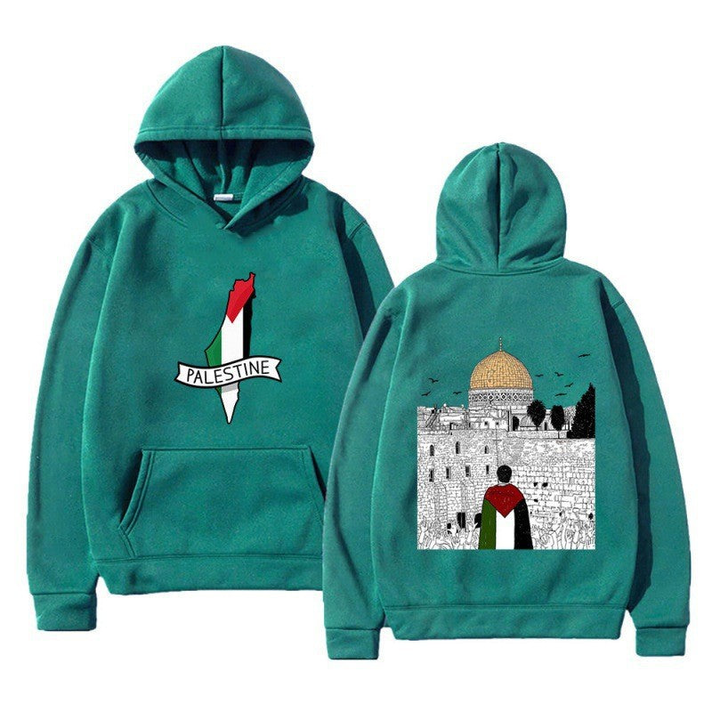 Women's hoodie with cultural motif and unique graphic design Lisslune