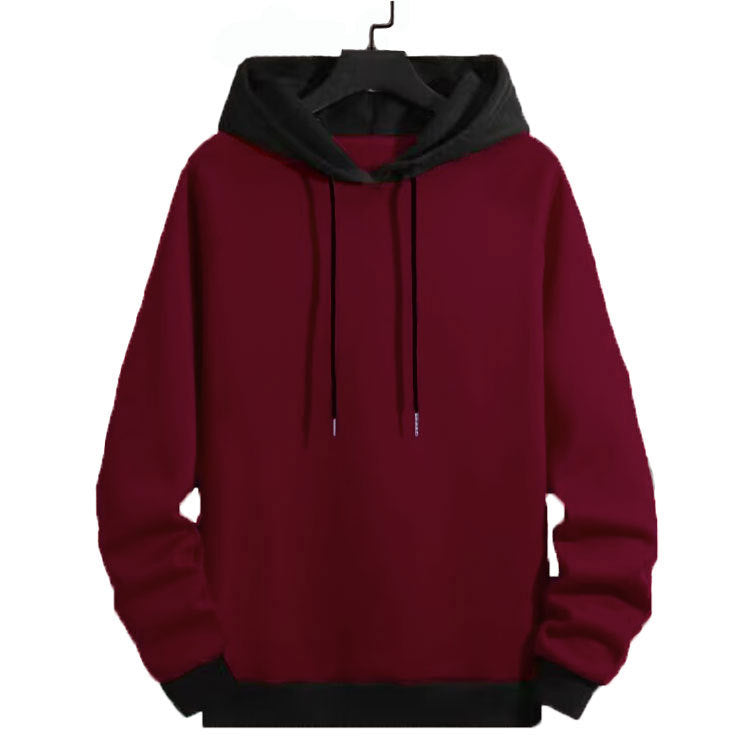 Men's casual hoodie with contrasting sleeves Lisslune