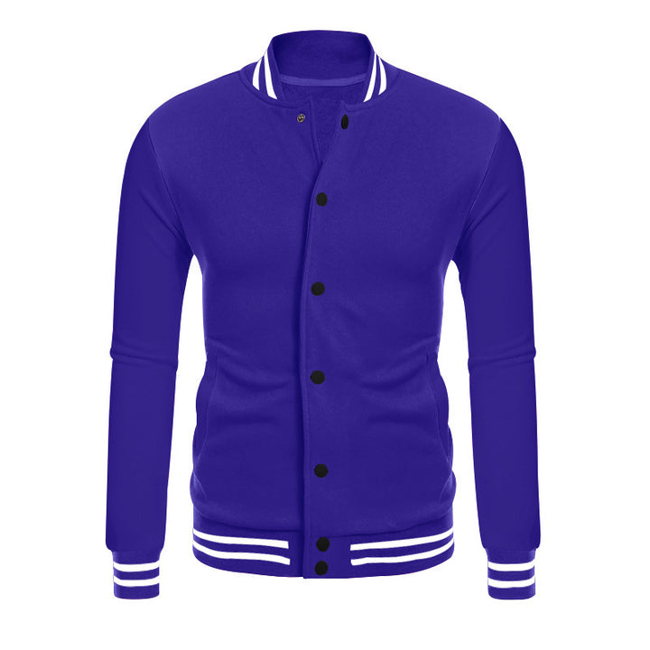 Men's sports jacket with contrasting cuffs and modern snap buttons Lisslune