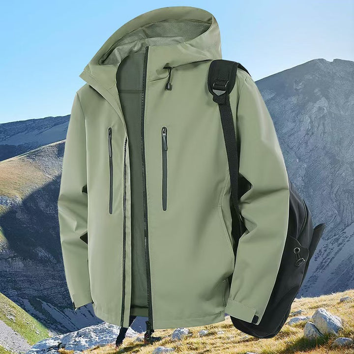 Women's functional jacket with water-repellent material and practical zip pockets Lisslune