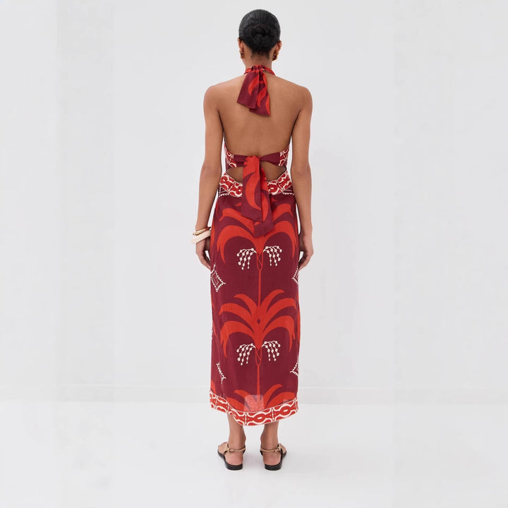 Women's maxi dress with exclusive Boho design Lune London
