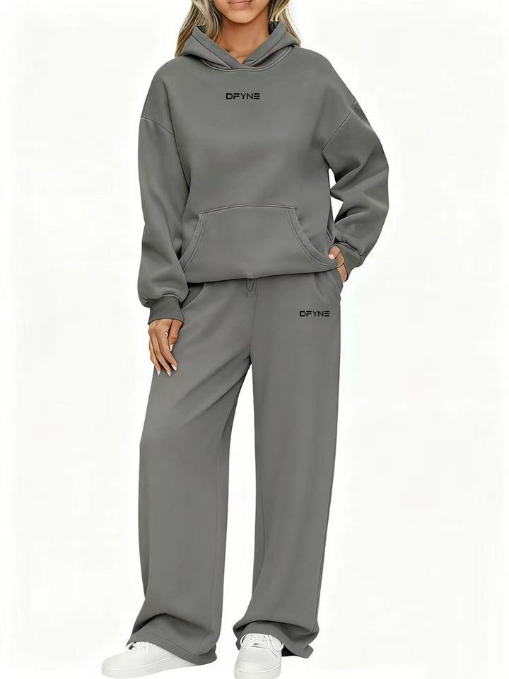 Women's casual jogging suit made of soft sweat material Lisslune