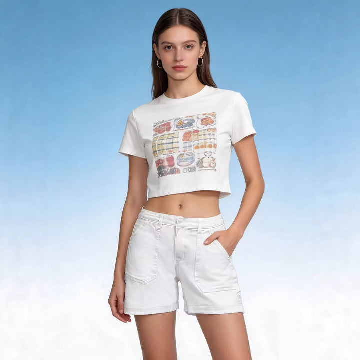 Women's casual summer shorts with side pockets and comfortable fit Lisslune