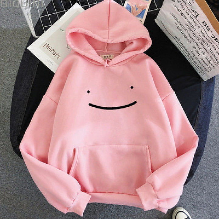 Women's hoodie with funny face motif Lisslune