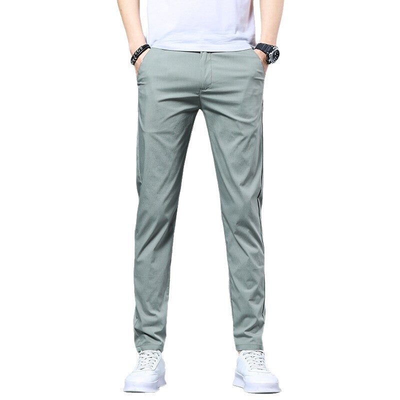 Men's airy leisure pants in modern slim-fit design Lisslune