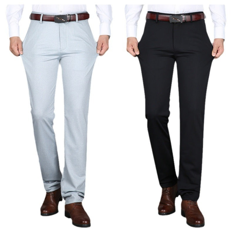 Men's High-Quality Suit Pants with Modern Fabric Pattern Lisslune