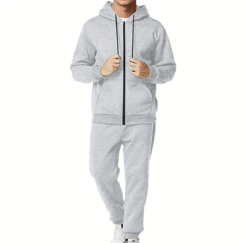 Men's Casual Jogging Suit with Hood and Practical Pockets Lisslune