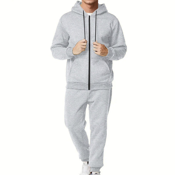 Men's Casual Jogging Suit with Hood and Practical Pockets Lisslune