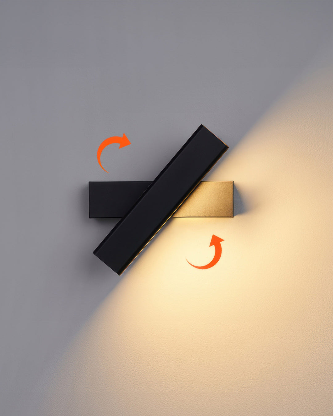 Lisslune | Rotatable wall lamp with Nordic wood grain