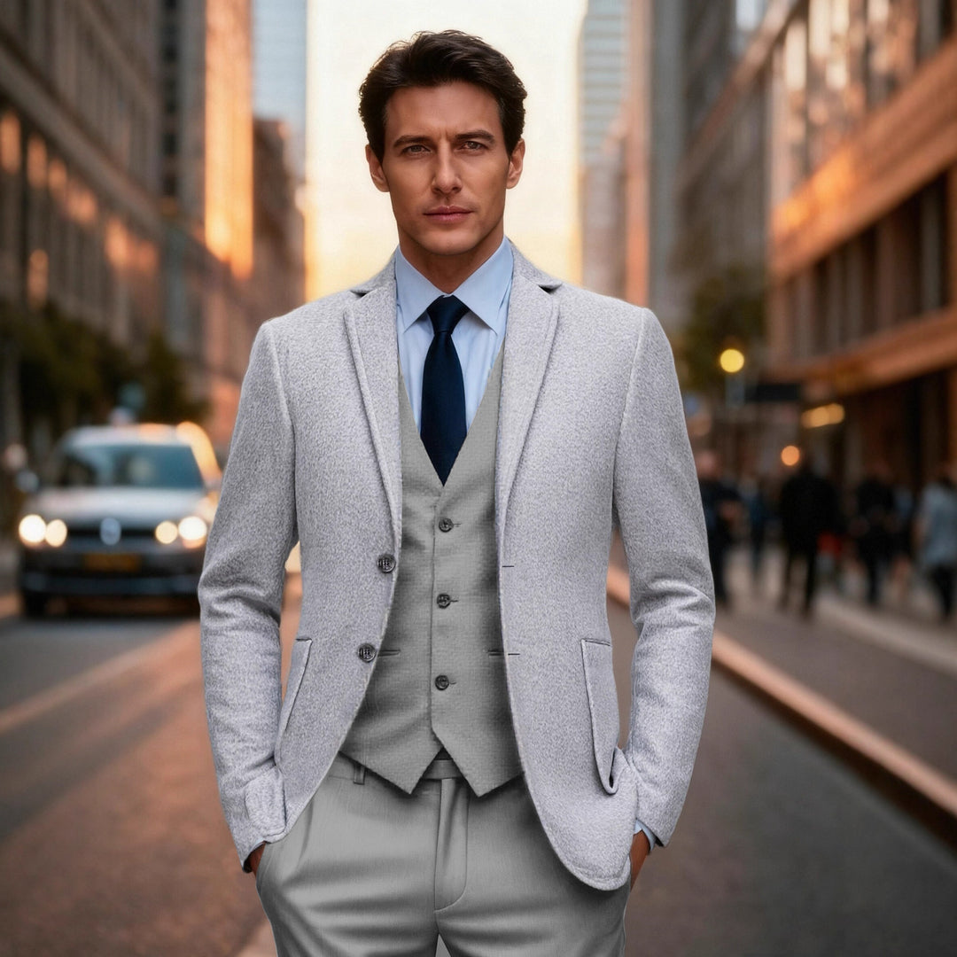 Men's classic single-breasted blazer Lisslune
