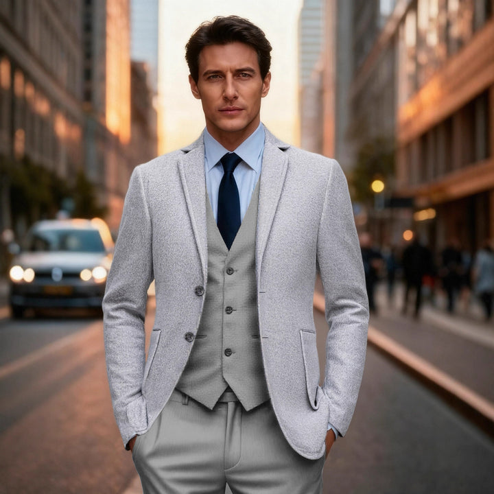 Men's classic single-breasted blazer Lisslune