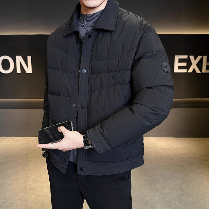 Men's Padded Quilted Jacket with Modern Cut Lisslune