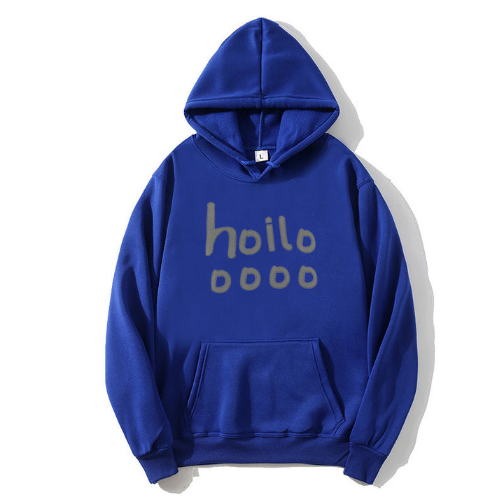 Women's hoodie with loose fit and creative print Lisslune