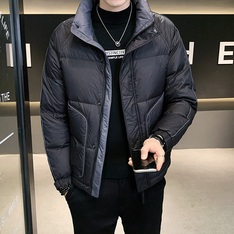 Men's Insulated Quilted Jacket with Modern Fit Lisslune