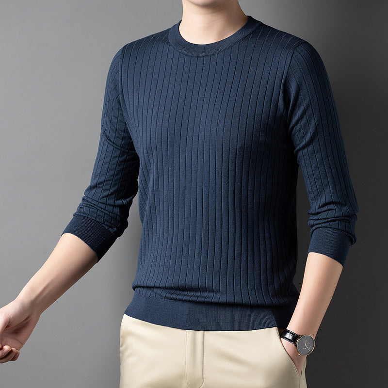Men's Fine Rib Sweater Lisslune