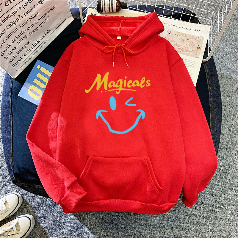 Women's hoodie with casual smiley design Lisslune