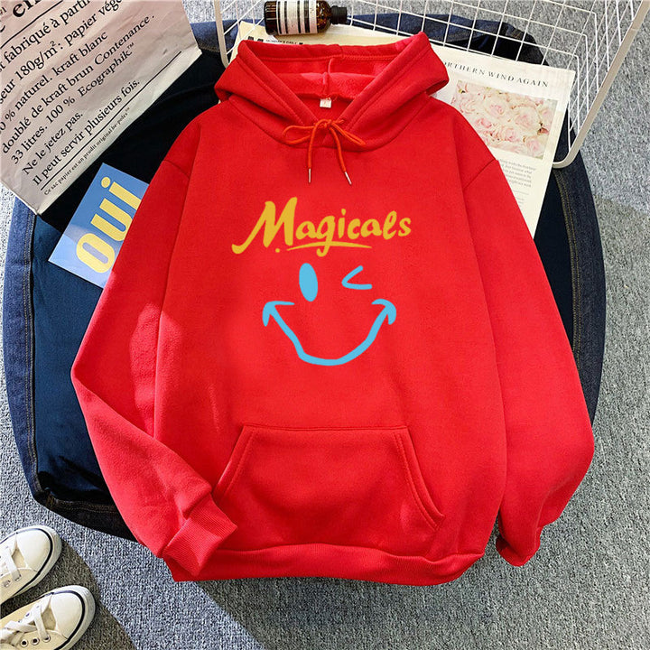 Women's hoodie with casual smiley design Lisslune