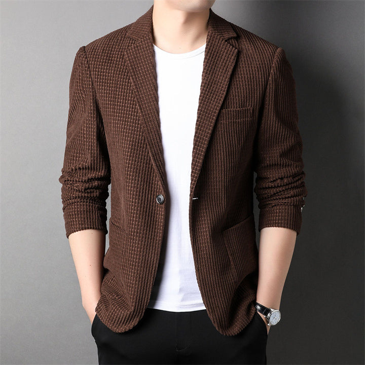 Men's Structured Blazer Jacket Lisslune
