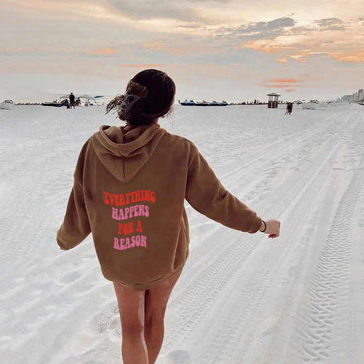 Women’s hoodie with a unique motivational slogan and a comfortable fit Lisslune