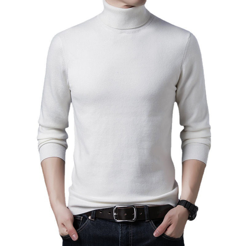 Men's turtleneck sweater made from high-quality wool Lisslune