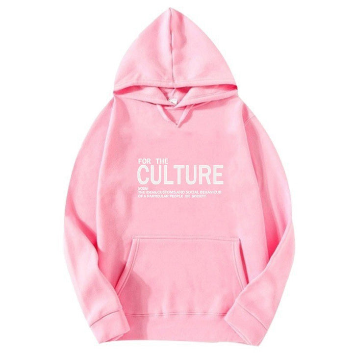 Ladies hoodie with inspiring cultural print Lisslune