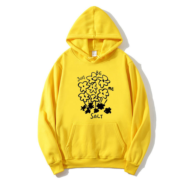Women's hoodie with artistic floral motif Lisslune