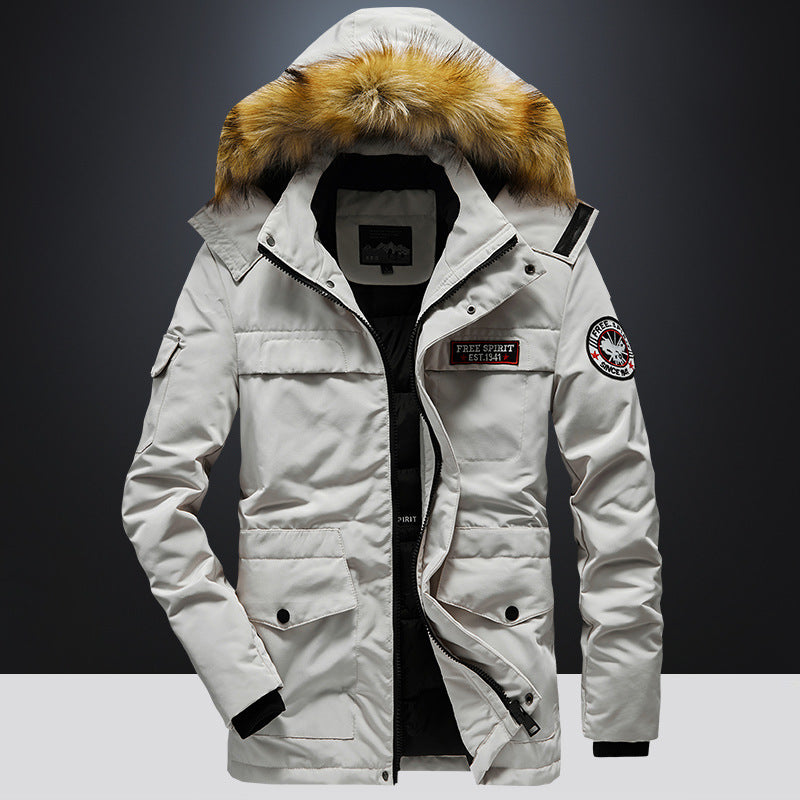 Men's Functional Winter Jacket with Removable Hood Lisslune