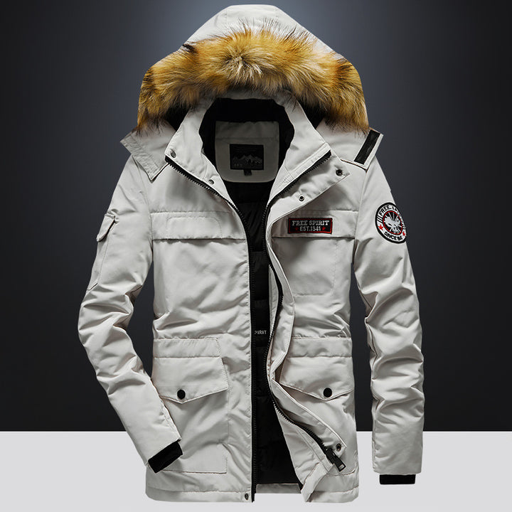 Men's Functional Winter Jacket with Removable Hood Lisslune
